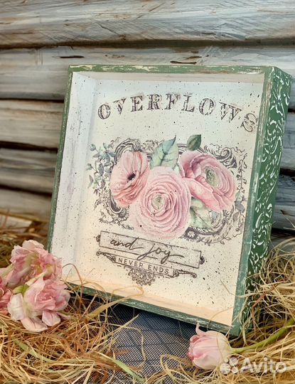 Поднос деревянный