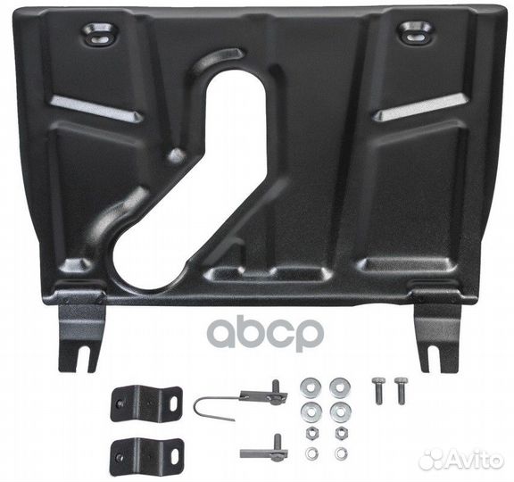 Защита картера двигателя и кпп Toyota RAV4 креп