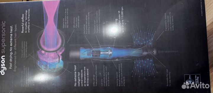 Фен dyson supersonic полный комплект