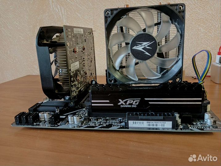 Связка Ryzen 5 - b450-16GB ddr4-бп 700w 80+ 1050ti