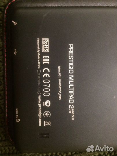 Планшет prestigio multipad 2