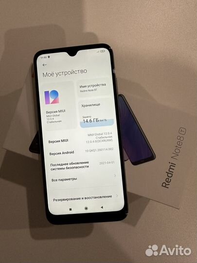 Xiaomi redmi note 8t 4 64gb