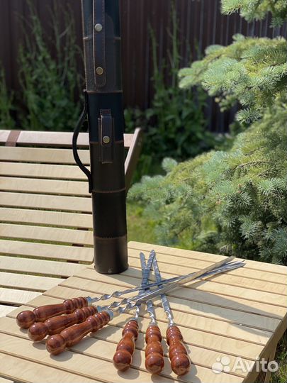 Набор шампуров в тубусе