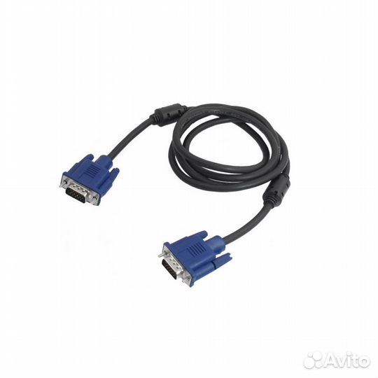 Шнур мониторный VGA / VGA 1.8м, TV-COM HD15M/M+2F