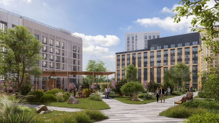 2-к. квартира, 64,7 м², 12/16 эт.