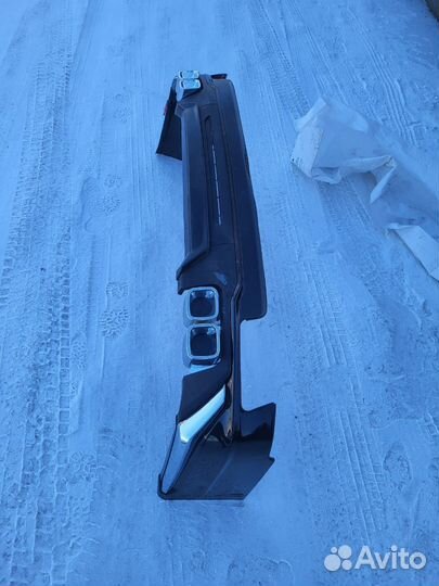 Задняя губа land cruiser prado 150