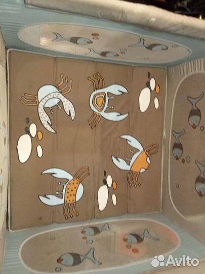 Манеж-кровать Jetem Quadro Crab House