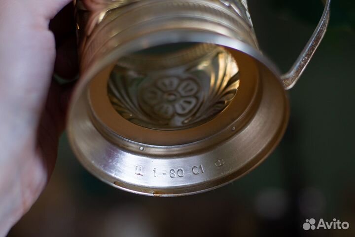 Подстаканник ссср. Эмаль