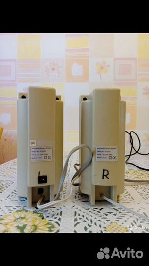 Компьютерные колонки с сабвуфером рабочии