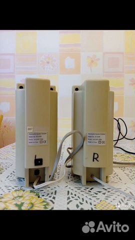 Компьютерные колонки с сабвуфером рабочии