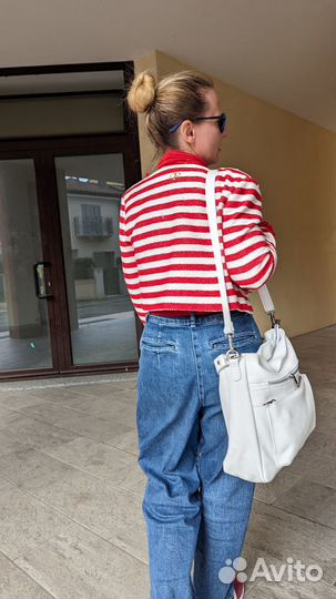 Сумка женская кроссбоди натуральная кожа италия