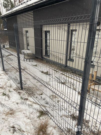 Забор из Гиттер 3Д 5 мм. 1.7 метра