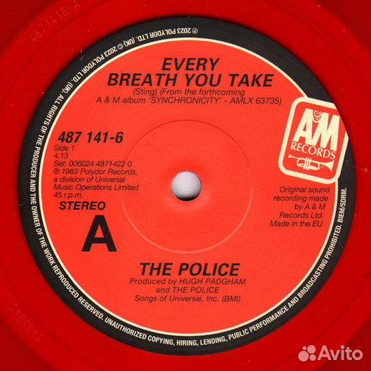 Виниловая пластинка THE police -Every Breath You T