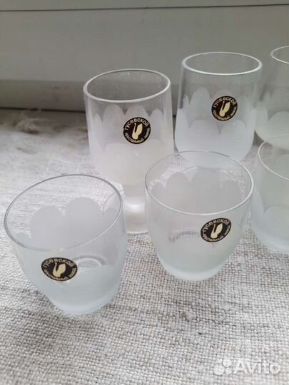 Рюмки/стопки/гусь хрустальный
