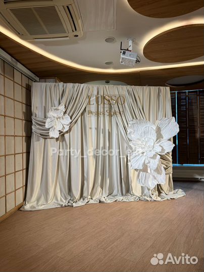 Фотозона из ткани