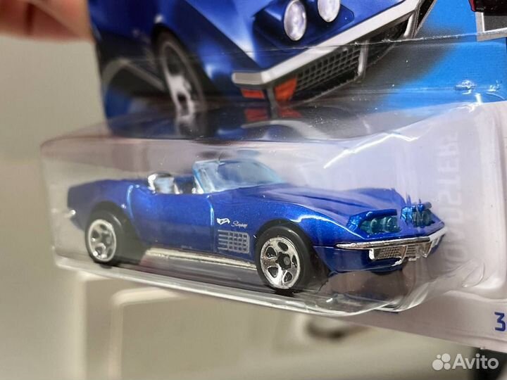 Hot Wheels Stingray Convertible (Синий)