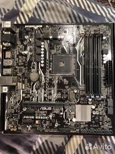 Материнская плата asus prime B350M-A