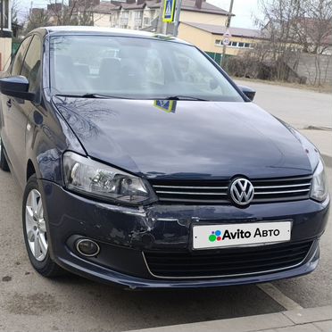 Volkswagen Polo 1.6 MT, 2011, битый, 202 568 км
