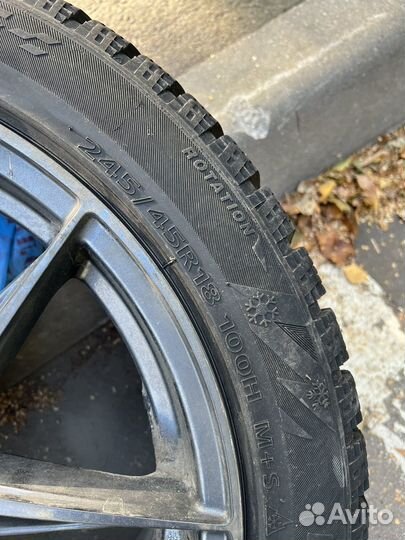 Колеса зимние шипованные 245/45 r18