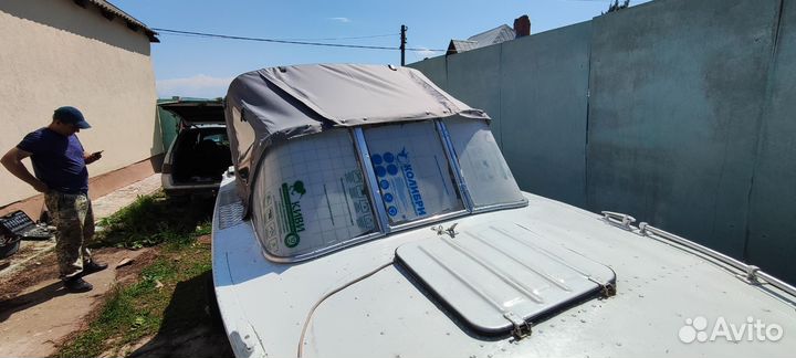 Тент со стеклом на прогресс 4