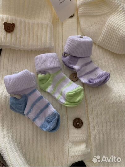 Носочки для новорожденного