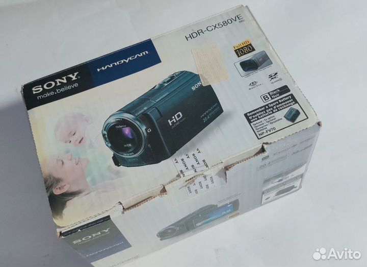 Видеокамера Sony HDR CX580VE 5.1DD 128g+32gb+Сумка