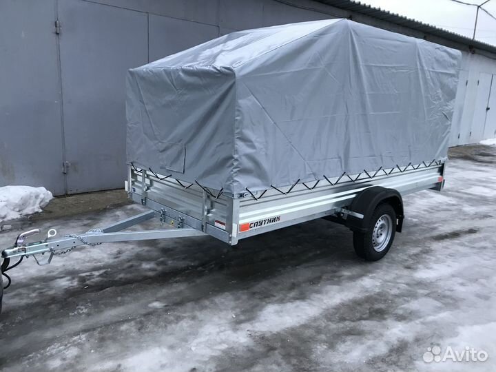 Прицеп легков. для снегохода 3,5х1,5 с тентом Аэро