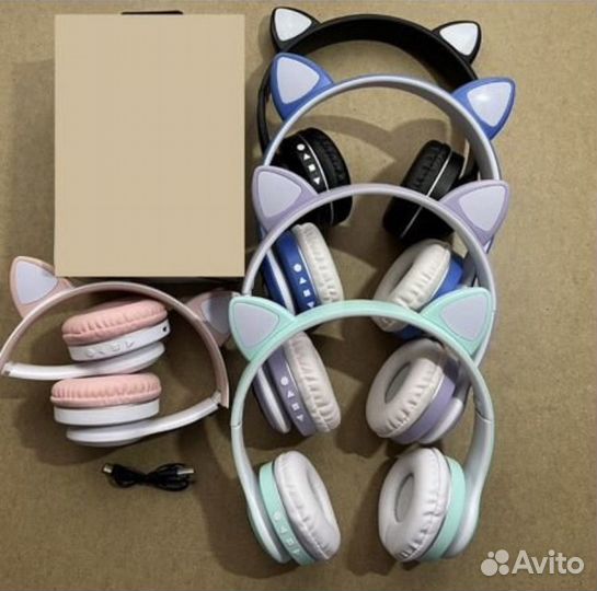 Беспроводные наушники catstn-28/с ушками