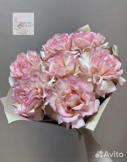 Букет французских роз на заказ