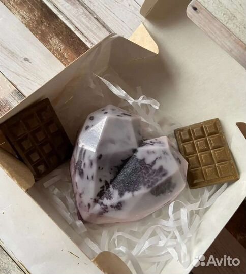 Мыло ручной работы сердце