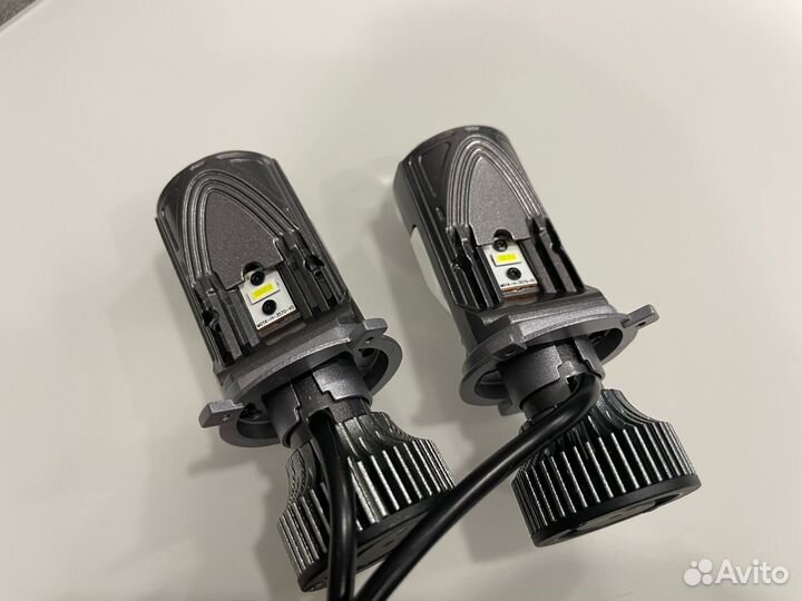 Led лампы с линзой H4 Самые мощные M01K