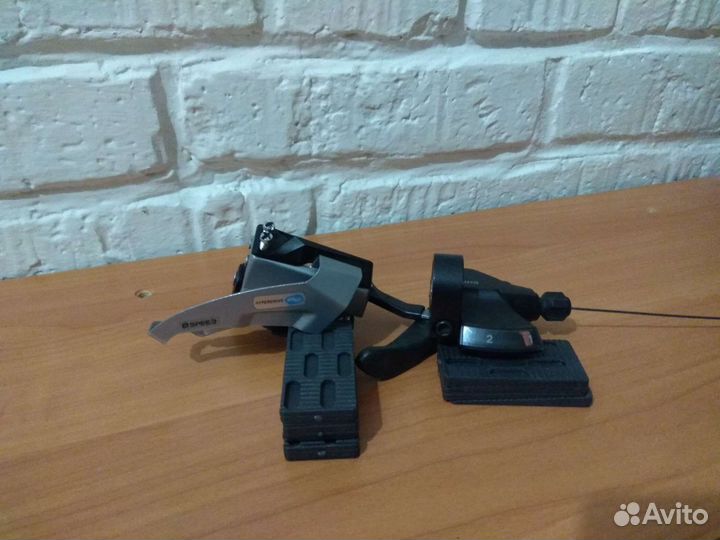 Трансмиссия shimano 2 на 8, с вело Trek