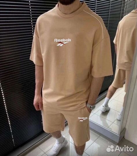 Костюм шорты и футболка мужской reebok