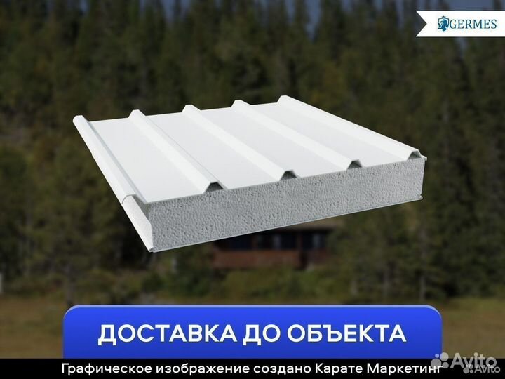 Сэндвич панель кровельная панель с пенопластом