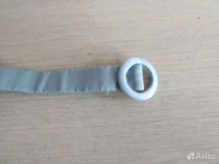 Ремень женский голубой