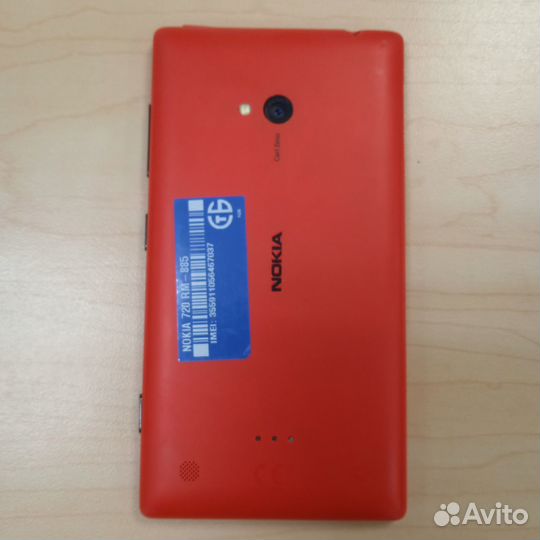 Смартфон Nokia-720 Red