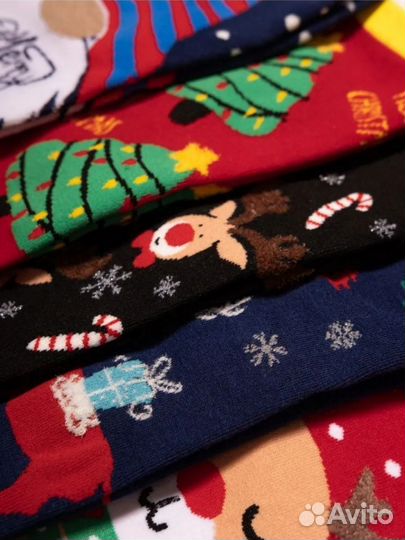 Набор новогодних носков, новый