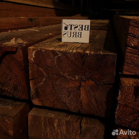Брус из лиственницы 100x100 мм с доставкой