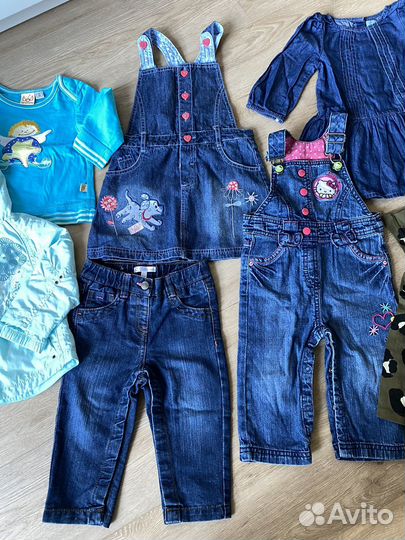 Пакет одежды для девочки 80/86