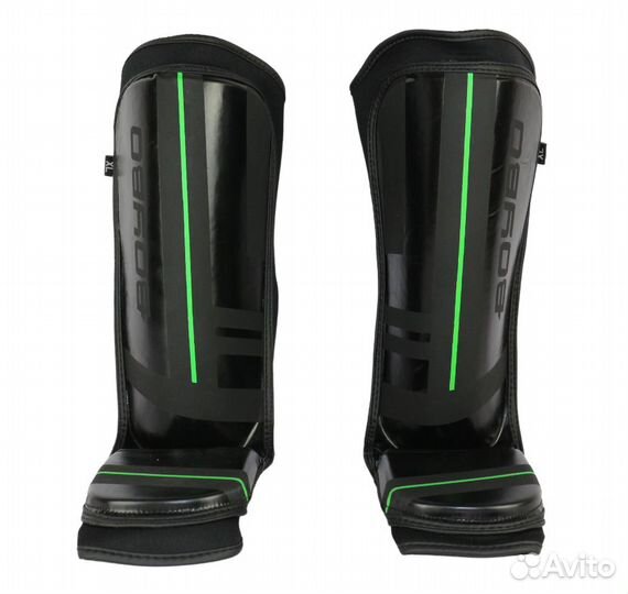 Щитки на голень BoyBo B-series черно-зеленые (M)