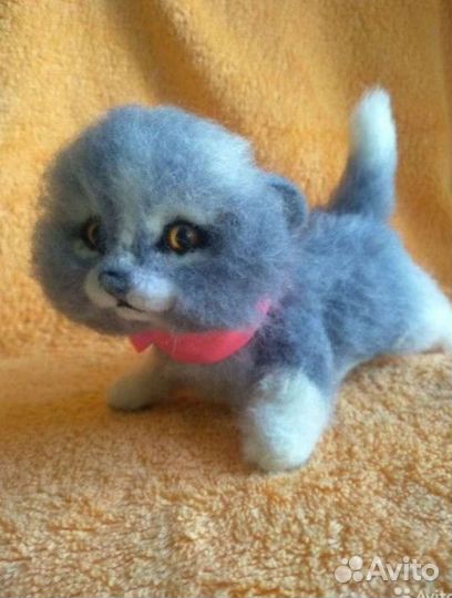 Вяленые игрушки из шерсти