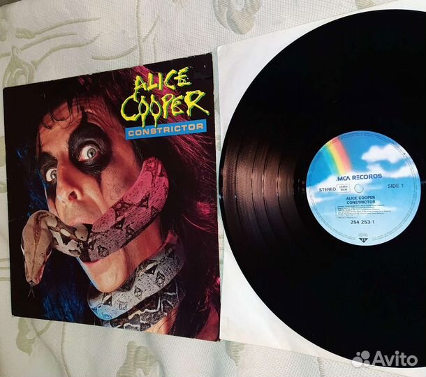 Alice Cooper Constrictor 1986 EU Germ Оригинал LP