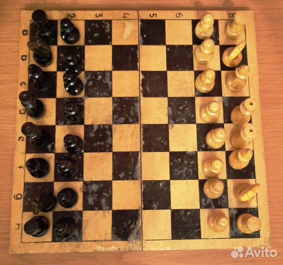 Деревянные шахматы СССР
