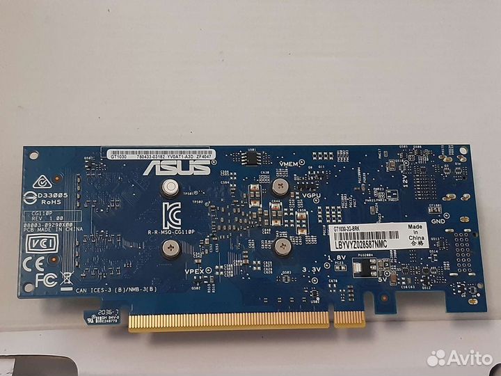 Видеокарта nvidia GeForce GT 1030