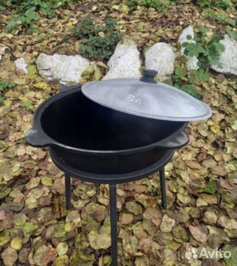 Kазaн чугунный 8л