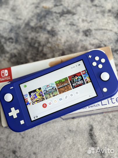 Nintendo Switch Lite прошитая (чип+128gb)