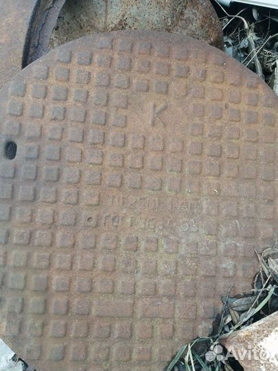 Люк канализационный чугунный
