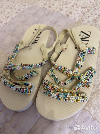 Босоножки zara 35
