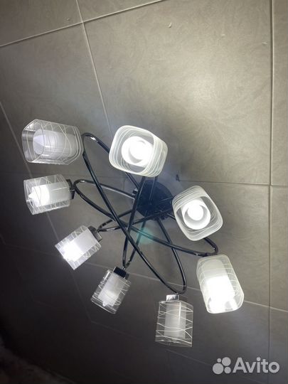 Люстра потолочная бу