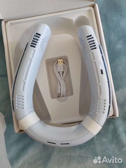 Портативный беспроводной вентилятор на шею